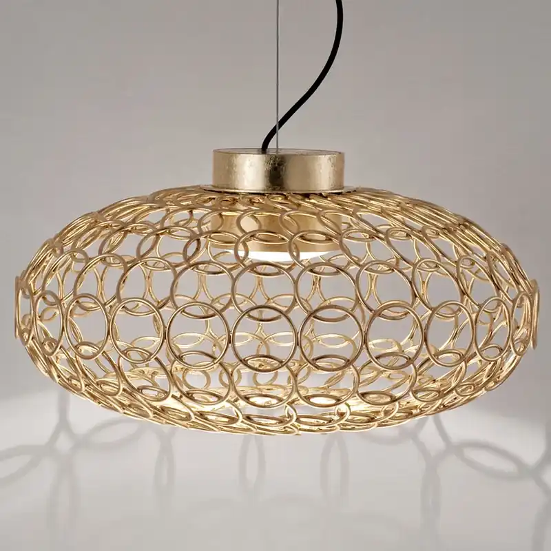 Terzani G.R.A. - ovale hanglamp, goud Bestseller
