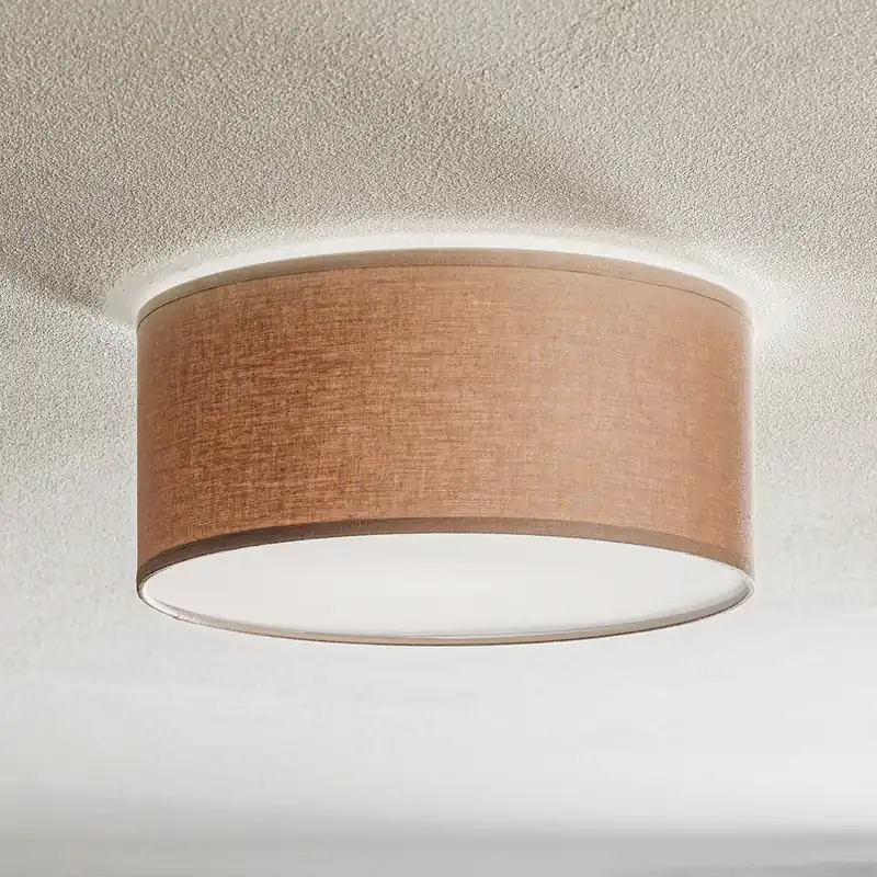 Plafondlamp Rondo, cappuccino, Ø 30 cm Weekendaanbieding