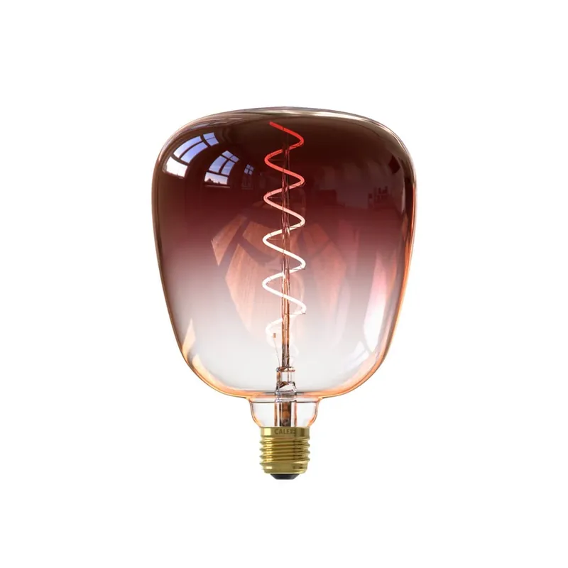 Korting Calex Kiruna LED lamp E27 5W filament dimbaar marrone