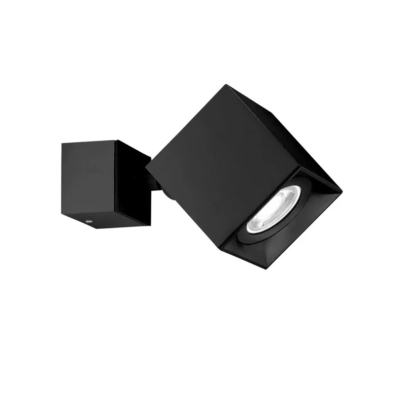 Milan Dau spot wandlamp instelbaar zwart Flitsaanbieding