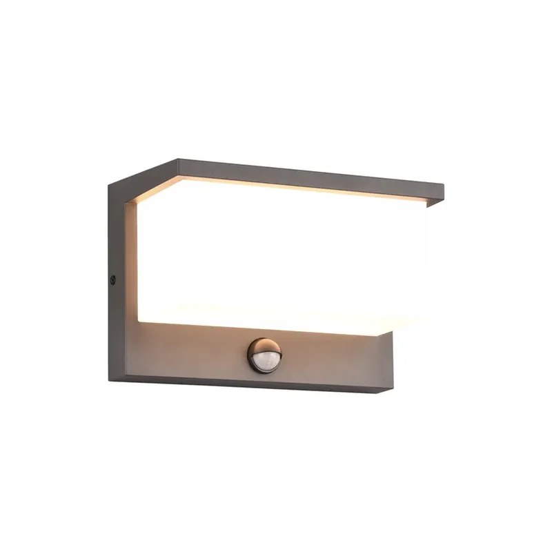 Actieprijs LED buitenwandlamp Nestos, bewegingsmelder, IP54