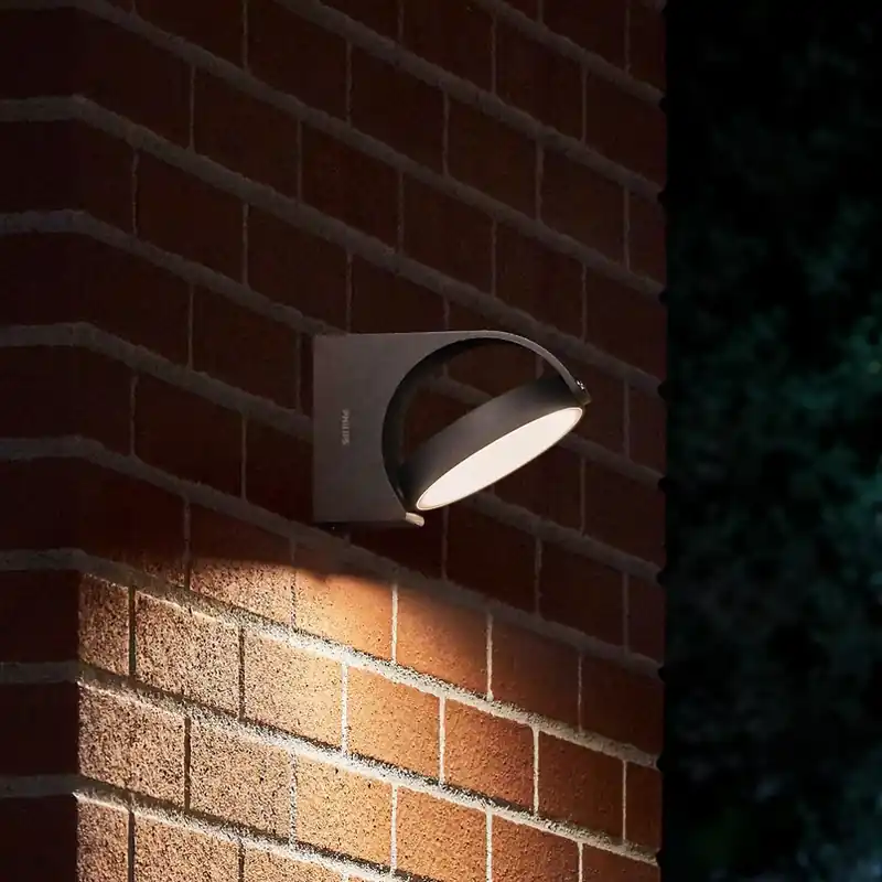 Gratis Retour Philips Mimosa LED buitenwandlamp, uit te lijnen