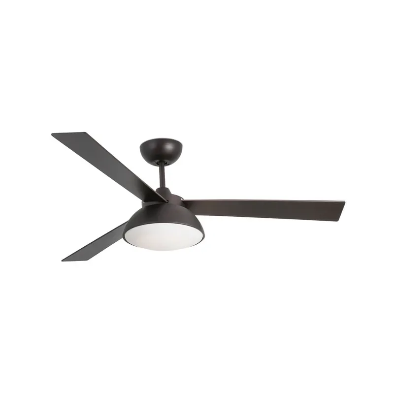 Plafondventilator Rodas met LED lamp, bruin Merkproduct