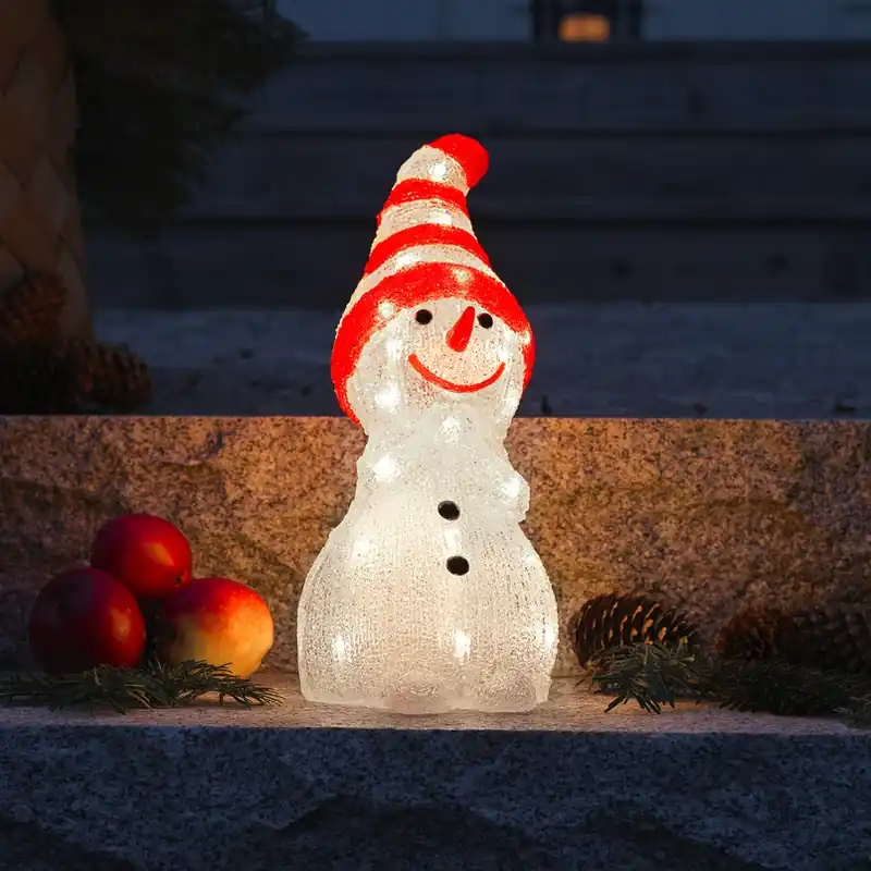 LED lichtfiguur sneeuwpop voor buiten, IP44 Superprijs