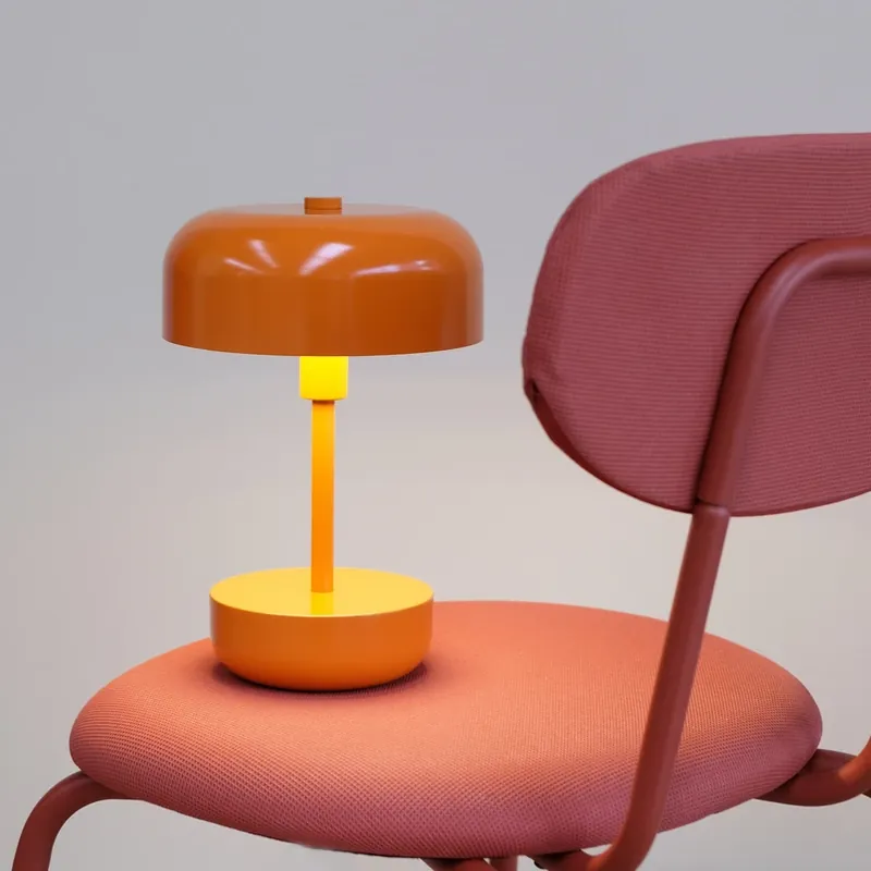 Beste Prijs DYBERG LARSEN Haipot LED tafellamp batterij oranje