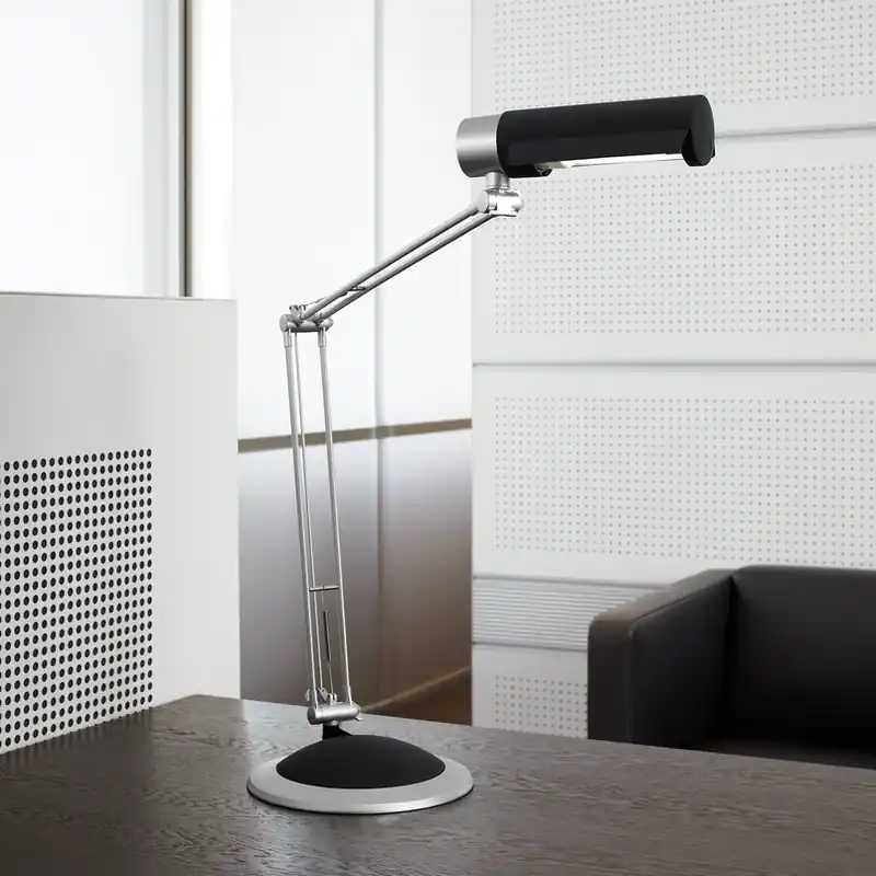 Finale Uitverkoop MAULoffice tafellamp, zwart/zilver, hoogte 56 cm, metaal